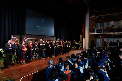 Photo from the TWoA Tāmaki Makaurau 2023 Graduations (Ceremony 1 @ 10am), held at the Due Drop Events Centre, Manukau, Auckland, New Zealand on Wednesday, 7 June, 2023. Photo: Mike Walen / KeyImagery Photography. Copyright: © Te Wānanga o Aotearoa.