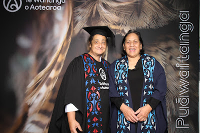 Booth photo from the TWoA Waiariki 2024 Graduations (Kawerau), held at Rautahi Marae, Kawerau, Bay of Plenty, New Zealand on Friday, 17 May, 2023. Photo: InstaBooth by KeyImagery Photography. Copyright: © Te Wānanga o Aotearoa.