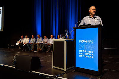 Photo from Day 1 of the 2021 HIANZ Conference held at the Energy Events Centre, Rotorua, New Zealand. Taken: Wednesday, 11 August 2021. Photography: Mike Walen / KeyImagery Photography. Copyright: © Hire Industry Association of New Zealand (Inc).
