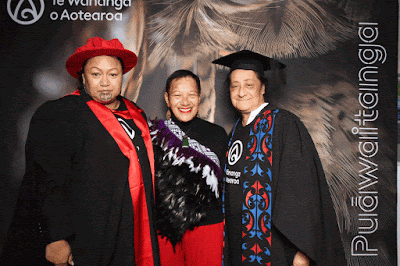 Booth photo from the TWoA Waiariki 2024 Graduations (Kawerau), held at Rautahi Marae, Kawerau, Bay of Plenty, New Zealand on Friday, 17 May, 2023. Photo: InstaBooth by KeyImagery Photography. Copyright: © Te Wānanga o Aotearoa.