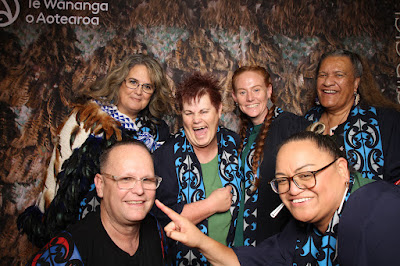 Booth photo from the TWoA Tainui 2023 Graduations (Ceremony 2 - Wednesday Afternoon), held at Hamilton Boys High School, Hamilton, Waikato, New Zealand on Wednesday, 19 April 2023. Photo: InstaBooth by KeyImagery Photography. Copyright: © Te Wānanga o Aotearoa.