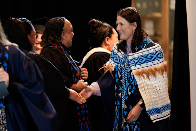 Photo from the TWoA Tāmaki Makaurau 2023 Graduations (Ceremony 1 @ 10am), held at the Due Drop Events Centre, Manukau, Auckland, New Zealand on Wednesday, 7 June, 2023. Photo: Mike Walen / KeyImagery Photography. Copyright: © Te Wānanga o Aotearoa.