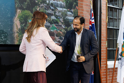 Photo from the HCC NZ Citizenship Ceremony 1 (Morning) held at The Atrium, Wintec/Te Pukenga, Hamilton, Waikato, New Zealand at 10:00am on Monday, 12 August, 2024. Photo: Mike Walen / KeyImagery Photography. Copyright: © Hamilton City Council.