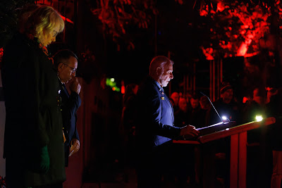 Photo from the Anzac Day 2025 Dawn Service held at Memorial Park in Hamilton, Waikato, New Zealand on Friday, 25 April, 2025. Photography by Mike Walen / KeyImagery Photography. Copyright: © 2025 Hamilton City Council.