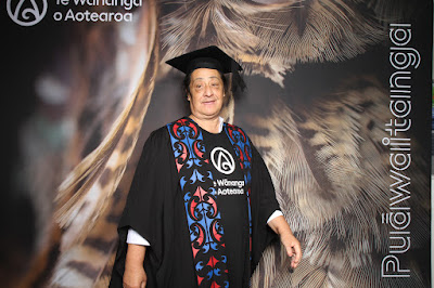 Booth photo from the TWoA Waiariki 2024 Graduations (Kawerau), held at Rautahi Marae, Kawerau, Bay of Plenty, New Zealand on Friday, 17 May, 2023. Photo: InstaBooth by KeyImagery Photography. Copyright: © Te Wānanga o Aotearoa.
