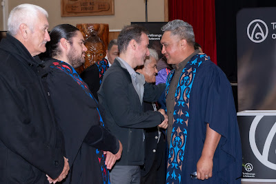 Photo from the TWoA Te Tai Tokerau 2024 Graduation (Kaitaia), held at Te Ahu in Kaitaia, Northland, New Zealand on Wednesday, 8 May, 2024. Photo by Alick Saunders for KeyImagery Photography. Copyright: © Te Wānanga o Aotearoa.