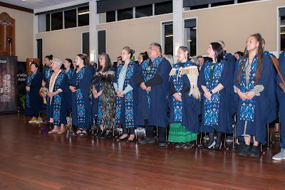 Photo from the TWoA Te Tai Tokerau 2024 Graduation (Kaitaia), held at Te Ahu in Kaitaia, Northland, New Zealand on Wednesday, 8 May, 2024. Photo by Alick Saunders for KeyImagery Photography. Copyright: © Te Wānanga o Aotearoa.