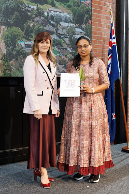 Photo from the HCC NZ Citizenship Ceremony 1 (Morning) held at The Atrium, Wintec/Te Pukenga, Hamilton, Waikato, New Zealand at 10:00am on Monday, 12 August, 2024. Photo: Mike Walen / KeyImagery Photography. Copyright: © Hamilton City Council.