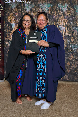 Photo from the TWoA Waiariki 2023 Graduations (Kawerau), held at  Rautahi Marae, Kawerau, Bay of Plenty, New Zealand on Friday, 2 June, 2023. Photo: Alick Saunders for KeyImagery Photography. Copyright: © Te Wānanga o Aotearoa.