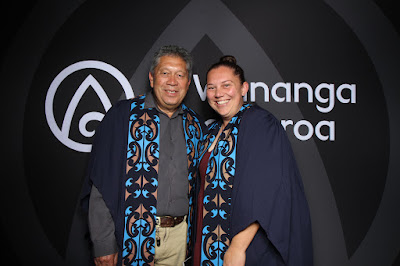 Booth photo from the TWoA Te Tai Tokerau (Kaitaia) 2025 Graduation held at Te Kura Kaupapa Maori o Pukemiro in Kaitaia, Northland, New Zealand on Monday, 14 April, 2025. Photo by InstaBooth / KeyImagery Photography. Copyright: © 2025 Te Wānanga o Aotearoa.