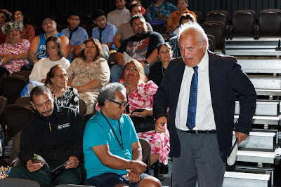 Photo from Ceremony 2 of the TWoA Tāmaki Makaurau 2025 Graduations (March 2025) held at the Mangere Arts Centre in Auckland, New Zealand on Wednesday, 12 March, 2025. Photo by Mike Walen / KeyImagery Photography. Copyright: © 2025 Te Wānanga o Aotearoa.