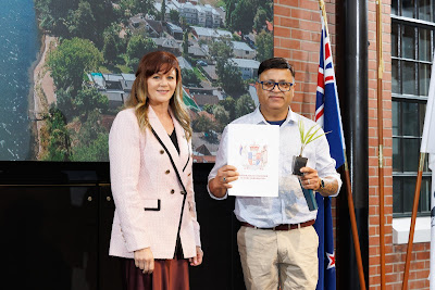 Photo from the HCC NZ Citizenship Ceremony 1 (Morning) held at The Atrium, Wintec/Te Pukenga, Hamilton, Waikato, New Zealand at 10:00am on Monday, 12 August, 2024. Photo: Mike Walen / KeyImagery Photography. Copyright: © Hamilton City Council.