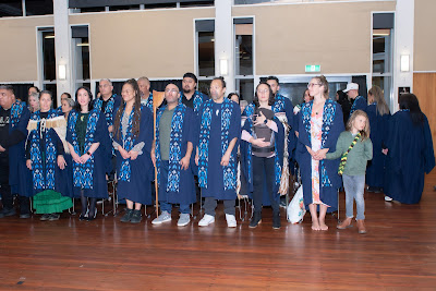 Photo from the TWoA Te Tai Tokerau 2024 Graduation (Kaitaia), held at Te Ahu in Kaitaia, Northland, New Zealand on Wednesday, 8 May, 2024. Photo by Alick Saunders for KeyImagery Photography. Copyright: © Te Wānanga o Aotearoa.