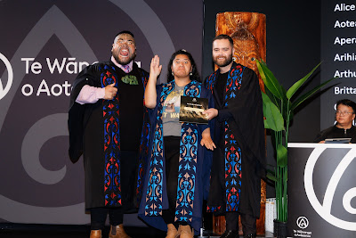 Photo from Ceremony 2 of the TWoA Tāmaki Makaurau 2025 Graduations (May 2025) held at the Mangere Arts Centre in Auckland, New Zealand on Monday, 26 May, 2025. Photo by Mike Walen / KeyImagery Photography. Copyright: © 2025 Te Wānanga o Aotearoa.