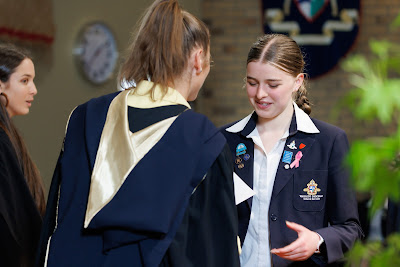 Photo from the Waikato Diocesan Senior Prize-giving 2023 held at Waikato Diocesan School for Girls, Hamilton, New Zealand, on Thursday 26 October 2023.  Photo: Mike Walen / KeyImagery Photography. Copyright: © Waikato Diocesan School for Girls.