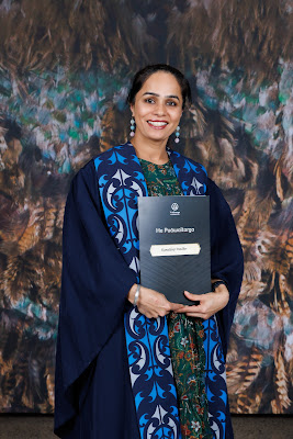 Photo from the TWoA Tāmaki Makaurau 2023 Graduations (Ceremony 5 @ 3pm), held at the Due Drop Events Centre, Manukau, Auckland, New Zealand on Thursday, 8 June, 2023. Photo: Mike Walen / KeyImagery Photography. Copyright: © Te Wānanga o Aotearoa.