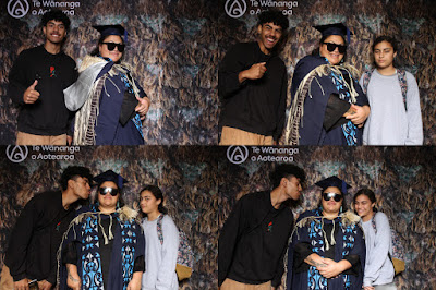 Booth photo from the TWoA Tainui 2021 Graduations (Thursday Morning - Ceremony 1), held at Elim Church, Te Rapa, Hamilton, New Zealand. Taken: Thursday 22 April 2021. Photo: InstaBooth / KeyImagery Photography. Copyright: © Te Wānanga o Aotearoa.
