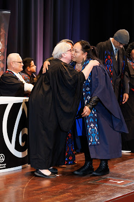 Photo from the TWoA Tāmaki Makaurau 2023 Graduations (Ceremony 3 @ 8pm), held at the Due Drop Events Centre, Manukau, Auckland, New Zealand on Wednesday, 7 June, 2023. Photo: Mike Walen / KeyImagery Photography. Copyright: © Te Wānanga o Aotearoa.