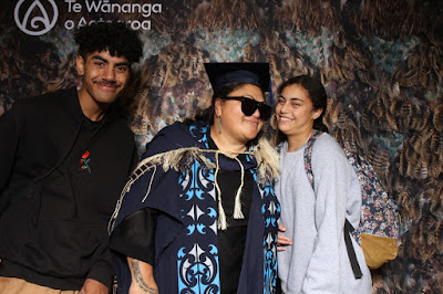 Booth photo from the TWoA Tainui 2021 Graduations (Thursday Morning - Ceremony 1), held at Elim Church, Te Rapa, Hamilton, New Zealand. Taken: Thursday 22 April 2021. Photo: InstaBooth / KeyImagery Photography. Copyright: © Te Wānanga o Aotearoa.
