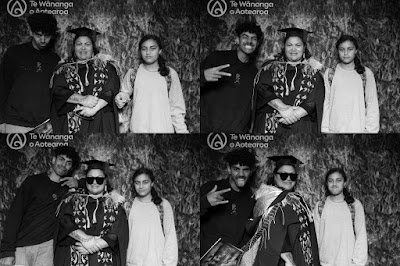 Booth photo from the TWoA Tainui 2021 Graduations (Thursday Morning - Ceremony 1), held at Elim Church, Te Rapa, Hamilton, New Zealand. Taken: Thursday 22 April 2021. Photo: InstaBooth / KeyImagery Photography. Copyright: © Te Wānanga o Aotearoa.