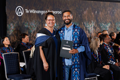 Photo from the TWoA Tāmaki Makaurau 2023 November Graduations (Ceremony 1 @ 1pm), held at the Due Drop Events Centre, Manukau, Auckland, New Zealand on Tuesday, 28 November, 2023. Photo: Mike Walen / KeyImagery Photography. Copyright: © Te Wānanga o Aotearoa.
