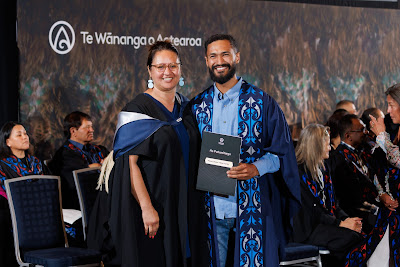 Photo from the TWoA Tāmaki Makaurau 2023 November Graduations (Ceremony 1 @ 1pm), held at the Due Drop Events Centre, Manukau, Auckland, New Zealand on Tuesday, 28 November, 2023. Photo: Mike Walen / KeyImagery Photography. Copyright: © Te Wānanga o Aotearoa.