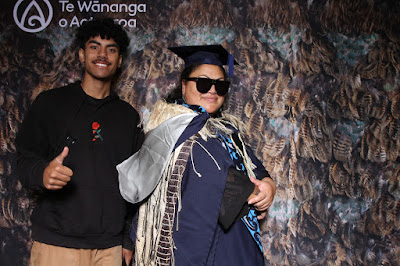 Booth photo from the TWoA Tainui 2021 Graduations (Thursday Morning - Ceremony 1), held at Elim Church, Te Rapa, Hamilton, New Zealand. Taken: Thursday 22 April 2021. Photo: InstaBooth / KeyImagery Photography. Copyright: © Te Wānanga o Aotearoa.
