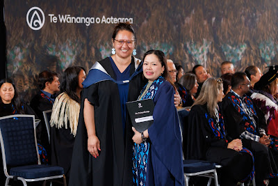 Photo from the TWoA Tāmaki Makaurau 2023 November Graduations (Ceremony 1 @ 1pm), held at the Due Drop Events Centre, Manukau, Auckland, New Zealand on Tuesday, 28 November, 2023. Photo: Mike Walen / KeyImagery Photography. Copyright: © Te Wānanga o Aotearoa.