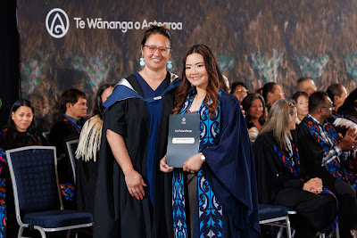 Photo from the TWoA Tāmaki Makaurau 2023 November Graduations (Ceremony 1 @ 1pm), held at the Due Drop Events Centre, Manukau, Auckland, New Zealand on Tuesday, 28 November, 2023. Photo: Mike Walen / KeyImagery Photography. Copyright: © Te Wānanga o Aotearoa.