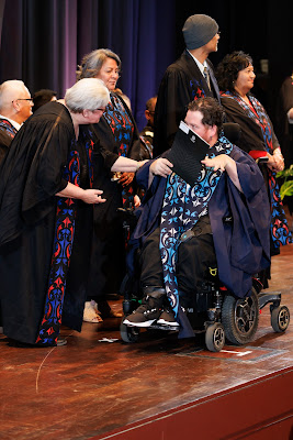 Photo from the TWoA Tāmaki Makaurau 2023 Graduations (Ceremony 3 @ 8pm), held at the Due Drop Events Centre, Manukau, Auckland, New Zealand on Wednesday, 7 June, 2023. Photo: Mike Walen / KeyImagery Photography. Copyright: © Te Wānanga o Aotearoa.