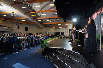 Photo from the TWoA Tāmaki Makaurau 2024 Graduations (Ceremony 3 @ 2pm), held at Church Unlimited, Glendene, Auckland, New Zealand on Tuesday, 25 June, 2024. Photo: Mike Walen / KeyImagery Photography. Copyright: © Te Wānanga o Aotearoa.