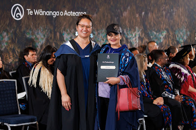 Photo from the TWoA Tāmaki Makaurau 2023 November Graduations (Ceremony 1 @ 1pm), held at the Due Drop Events Centre, Manukau, Auckland, New Zealand on Tuesday, 28 November, 2023. Photo: Mike Walen / KeyImagery Photography. Copyright: © Te Wānanga o Aotearoa.
