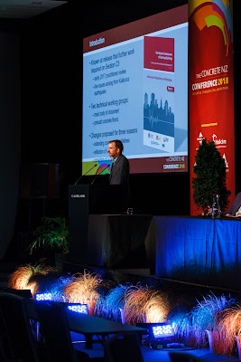 Photo from Day 1 of the 2018 Concrete New Zealand Conference, held at Claudelands Event Centre, Hamilton, New Zealand. Taken: Thursday, 11 October 2018. Photography: Mike Walen / KeyImagery Photography. Copyright: © Concrete New Zealand.