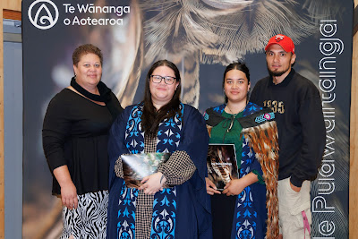 Photo from the TWoA Te Tai Tokerau (Kaitaia) 2025 Graduation held at Te Kura Kaupapa Maori o Pukemiro in Kaitaia, Northland, New Zealand on Monday, 14 April, 2025. Photo by Mike Walen / KeyImagery Photography. Copyright: © 2025 Te Wānanga o Aotearoa.