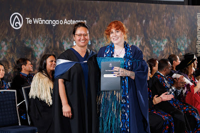Photo from the TWoA Tāmaki Makaurau 2023 November Graduations (Ceremony 1 @ 1pm), held at the Due Drop Events Centre, Manukau, Auckland, New Zealand on Tuesday, 28 November, 2023. Photo: Mike Walen / KeyImagery Photography. Copyright: © Te Wānanga o Aotearoa.