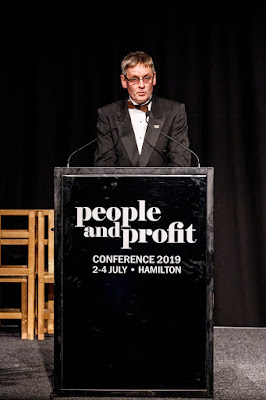 Photo from the Gala Dinner on Day 2 of the HIANZ Conference & Trade Show 2019 held at the Claudelands Events Centre, Hamilton, New Zealand. Taken: Thursday, 4 July 2019. Photography: Mike Walen / KeyImagery Photography. Copyright: © HIANZ.
