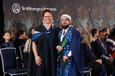 Photo from the TWoA Tāmaki Makaurau 2023 November Graduations (Ceremony 1 @ 1pm), held at the Due Drop Events Centre, Manukau, Auckland, New Zealand on Tuesday, 28 November, 2023. Photo: Mike Walen / KeyImagery Photography. Copyright: © Te Wānanga o Aotearoa.