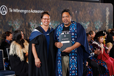 Photo from the TWoA Tāmaki Makaurau 2023 November Graduations (Ceremony 1 @ 1pm), held at the Due Drop Events Centre, Manukau, Auckland, New Zealand on Tuesday, 28 November, 2023. Photo: Mike Walen / KeyImagery Photography. Copyright: © Te Wānanga o Aotearoa.