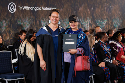 Photo from the TWoA Tāmaki Makaurau 2023 November Graduations (Ceremony 1 @ 1pm), held at the Due Drop Events Centre, Manukau, Auckland, New Zealand on Tuesday, 28 November, 2023. Photo: Mike Walen / KeyImagery Photography. Copyright: © Te Wānanga o Aotearoa.