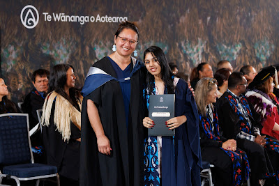 Photo from the TWoA Tāmaki Makaurau 2023 November Graduations (Ceremony 1 @ 1pm), held at the Due Drop Events Centre, Manukau, Auckland, New Zealand on Tuesday, 28 November, 2023. Photo: Mike Walen / KeyImagery Photography. Copyright: © Te Wānanga o Aotearoa.