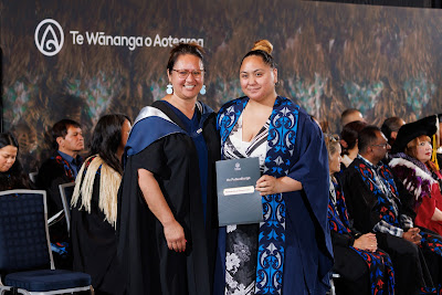 Photo from the TWoA Tāmaki Makaurau 2023 November Graduations (Ceremony 1 @ 1pm), held at the Due Drop Events Centre, Manukau, Auckland, New Zealand on Tuesday, 28 November, 2023. Photo: Mike Walen / KeyImagery Photography. Copyright: © Te Wānanga o Aotearoa.