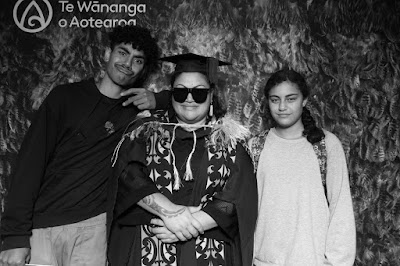 Booth photo from the TWoA Tainui 2021 Graduations (Thursday Morning - Ceremony 1), held at Elim Church, Te Rapa, Hamilton, New Zealand. Taken: Thursday 22 April 2021. Photo: InstaBooth / KeyImagery Photography. Copyright: © Te Wānanga o Aotearoa.