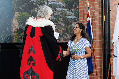 Photo from the HCC NZ Citizenship Ceremony 1 (Morning) held at The Atrium, Wintec/Te Pukenga, Hamilton, Waikato, New Zealand at 10:00am on Monday, 15 April, 2024. Photo: Mike Walen / KeyImagery Photography. Copyright: © Hamilton City Council.