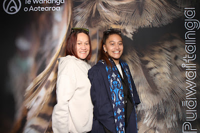 Photo from the TWoA Waiariki 2025 Graduation (Kawerau), held at the Rautahi Marae in Kawerau, Bay of Plenty, New Zealand on Friday, 16 May, 2025. Photo: InstaBooth by KeyImagery Photography. Copyright: © 2025 Te Wānanga o Aotearoa.