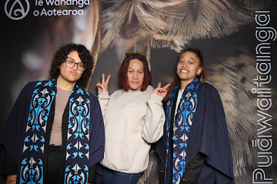 Photo from the TWoA Waiariki 2025 Graduation (Kawerau), held at the Rautahi Marae in Kawerau, Bay of Plenty, New Zealand on Friday, 16 May, 2025. Photo: InstaBooth by KeyImagery Photography. Copyright: © 2025 Te Wānanga o Aotearoa.