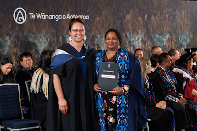 Photo from the TWoA Tāmaki Makaurau 2023 November Graduations (Ceremony 1 @ 1pm), held at the Due Drop Events Centre, Manukau, Auckland, New Zealand on Tuesday, 28 November, 2023. Photo: Mike Walen / KeyImagery Photography. Copyright: © Te Wānanga o Aotearoa.