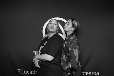 Photo from the TWoA Tāmaki Makaurau 2023 Graduations (Ceremony 6 @ 8pm), held at the Due Drop Events Centre, Manukau, Auckland, New Zealand on Thursday, 8 June, 2023. Photo: InstaBooth by KeyImagery Photography. Copyright: © Te Wānanga o Aotearoa.