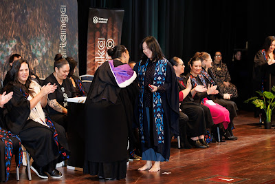 Photo from the TWoA Tāmaki Makaurau 2023 Graduations (Ceremony 4 @ 10am), held at the Due Drop Events Centre, Manukau, Auckland, New Zealand on Thursday, 8 June, 2023. Photo: Mike Walen / KeyImagery Photography. Copyright: © Te Wānanga o Aotearoa.