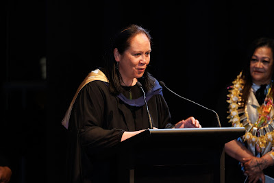 Photo from the TWoA Tāmaki Makaurau 2023 Graduations (Ceremony 3 @ 8pm), held at the Due Drop Events Centre, Manukau, Auckland, New Zealand on Wednesday, 7 June, 2023. Photo: Mike Walen / KeyImagery Photography. Copyright: © Te Wānanga o Aotearoa.