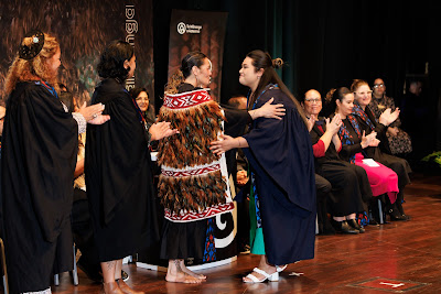 Photo from the TWoA Tāmaki Makaurau 2023 Graduations (Ceremony 4 @ 10am), held at the Due Drop Events Centre, Manukau, Auckland, New Zealand on Thursday, 8 June, 2023. Photo: Mike Walen / KeyImagery Photography. Copyright: © Te Wānanga o Aotearoa.